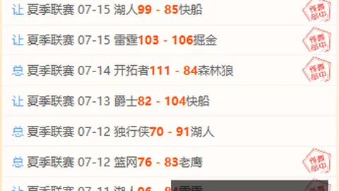 常规赛 095746